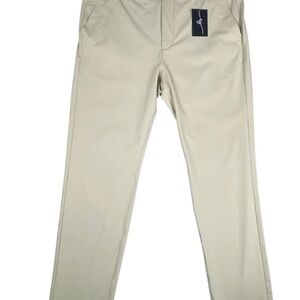 Boston Scott Pants Golf Tech 40/33 White Performance NWT $125 MSRP